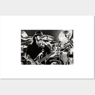 Motörhead Lemmy Kilmister Art Print Heavy Metal Speed Metal Hard Rock Posters and Art